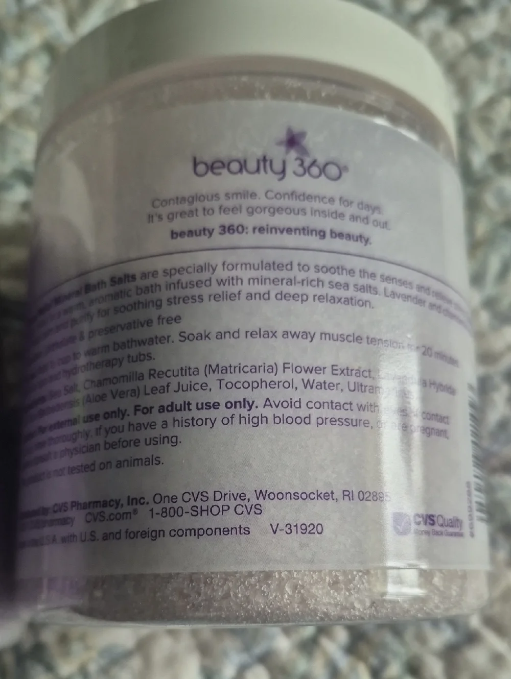 Mineral Bath Salts With Lavender & Chamomile, New Unopened 2 Pack